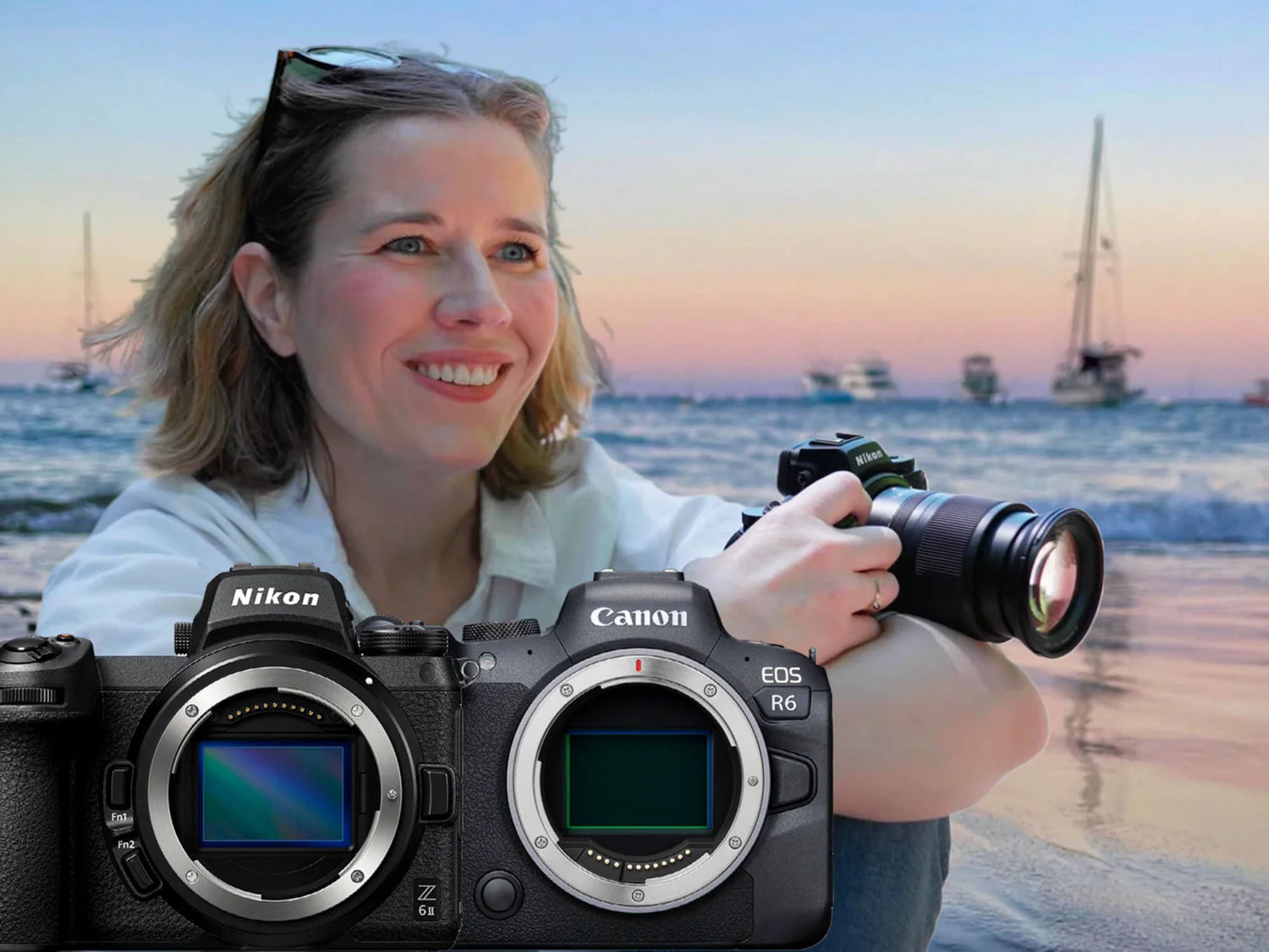 Ikelite Underwater Systems review of the Nikon Z6 II vs Canon R6 underwater in Catalina Island California