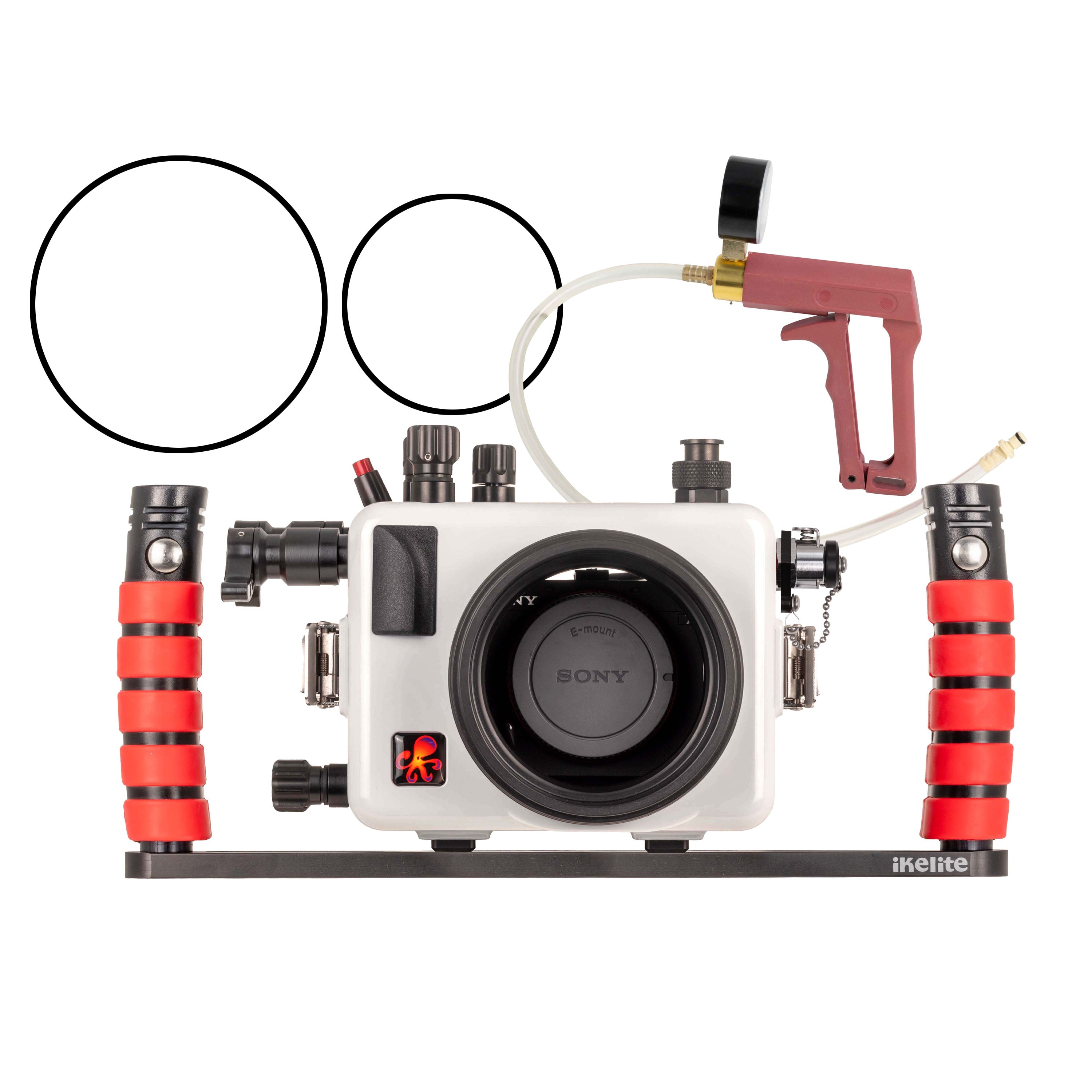 Ikelite 200DLM/A Underwater Housing for Sony Alpha a7C II, a7CR Deluxe Version with Handles & Vacuum System