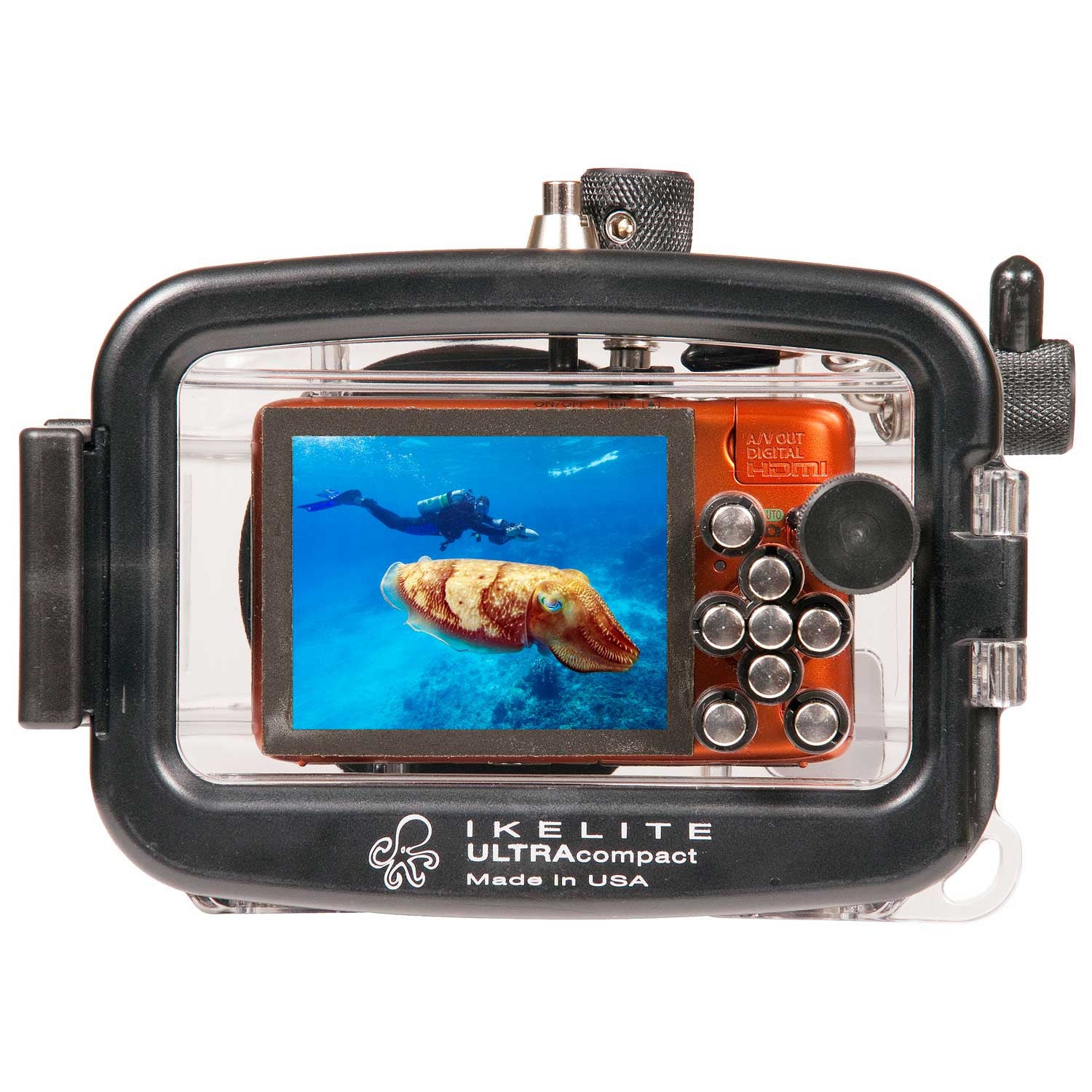 Underwater Housing for Canon PowerShot SD1400 IS IXUS 130 IS