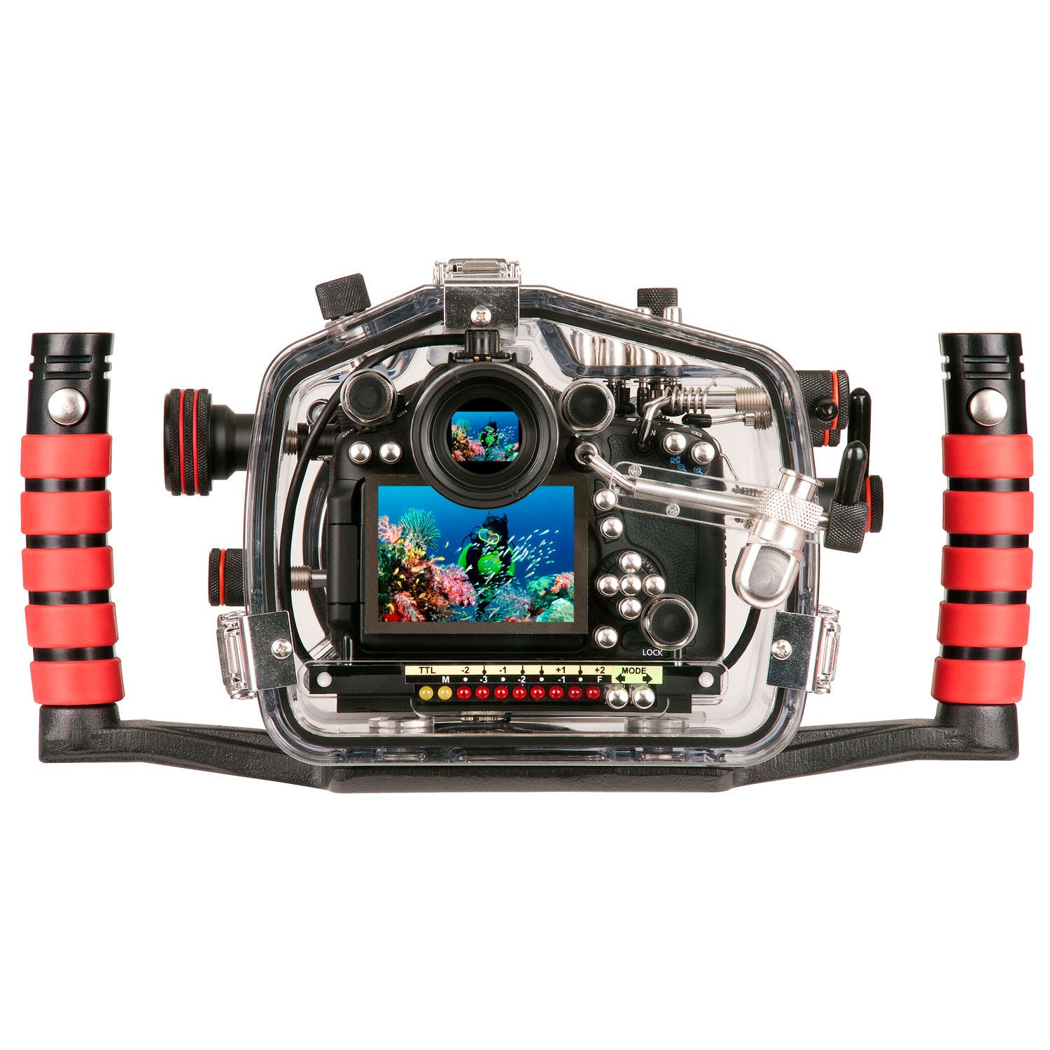 200FL Underwater TTL Housing for Canon EOS 70D DSLR Camera