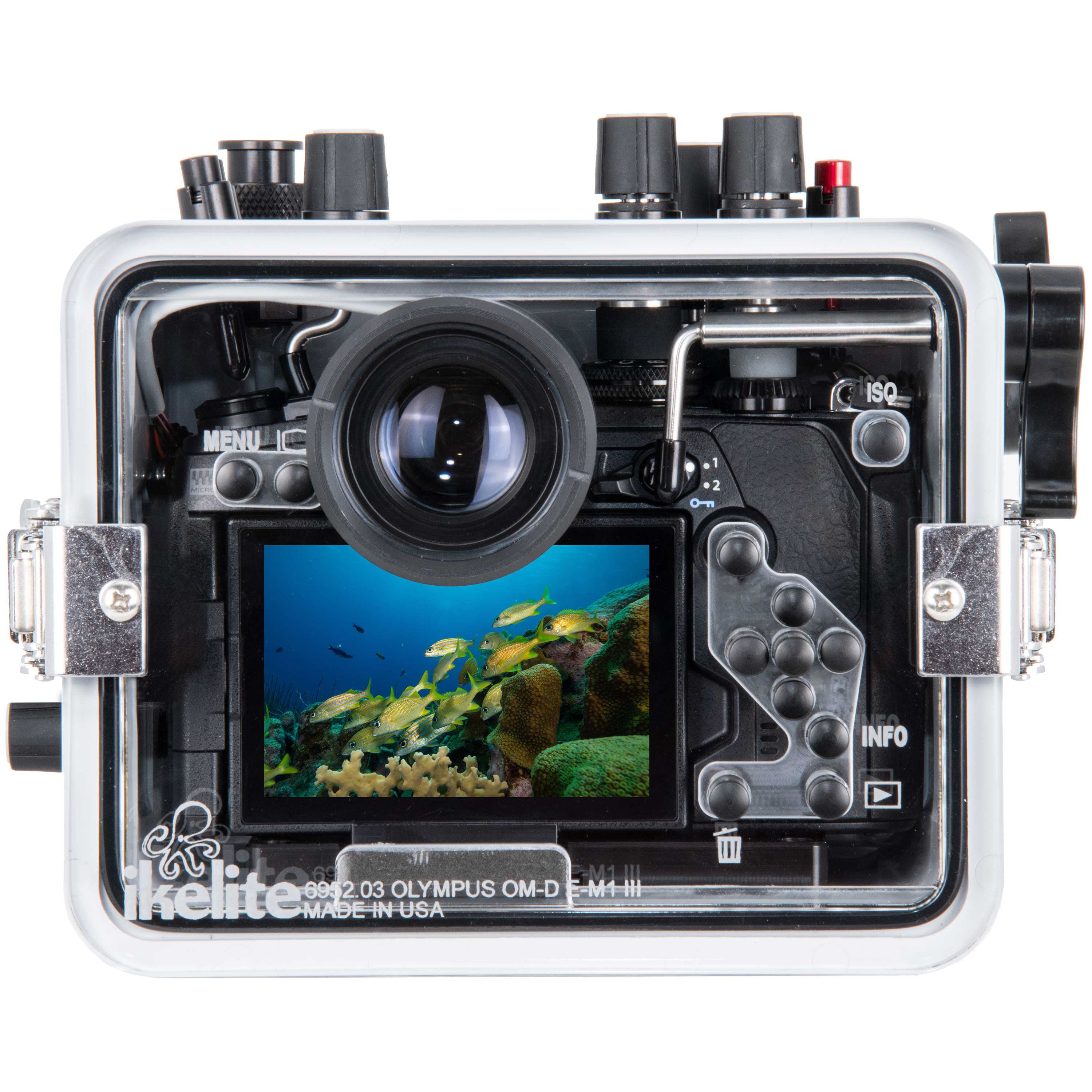 200DLM/B Underwater Housing for Olympus OM-D E-M1 III Mirrorless Cameras